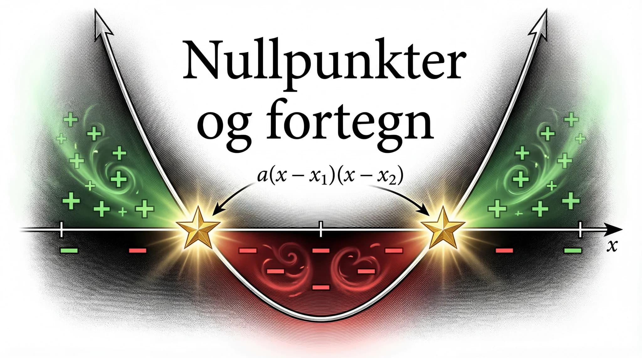 Nullpunkter og fortegn