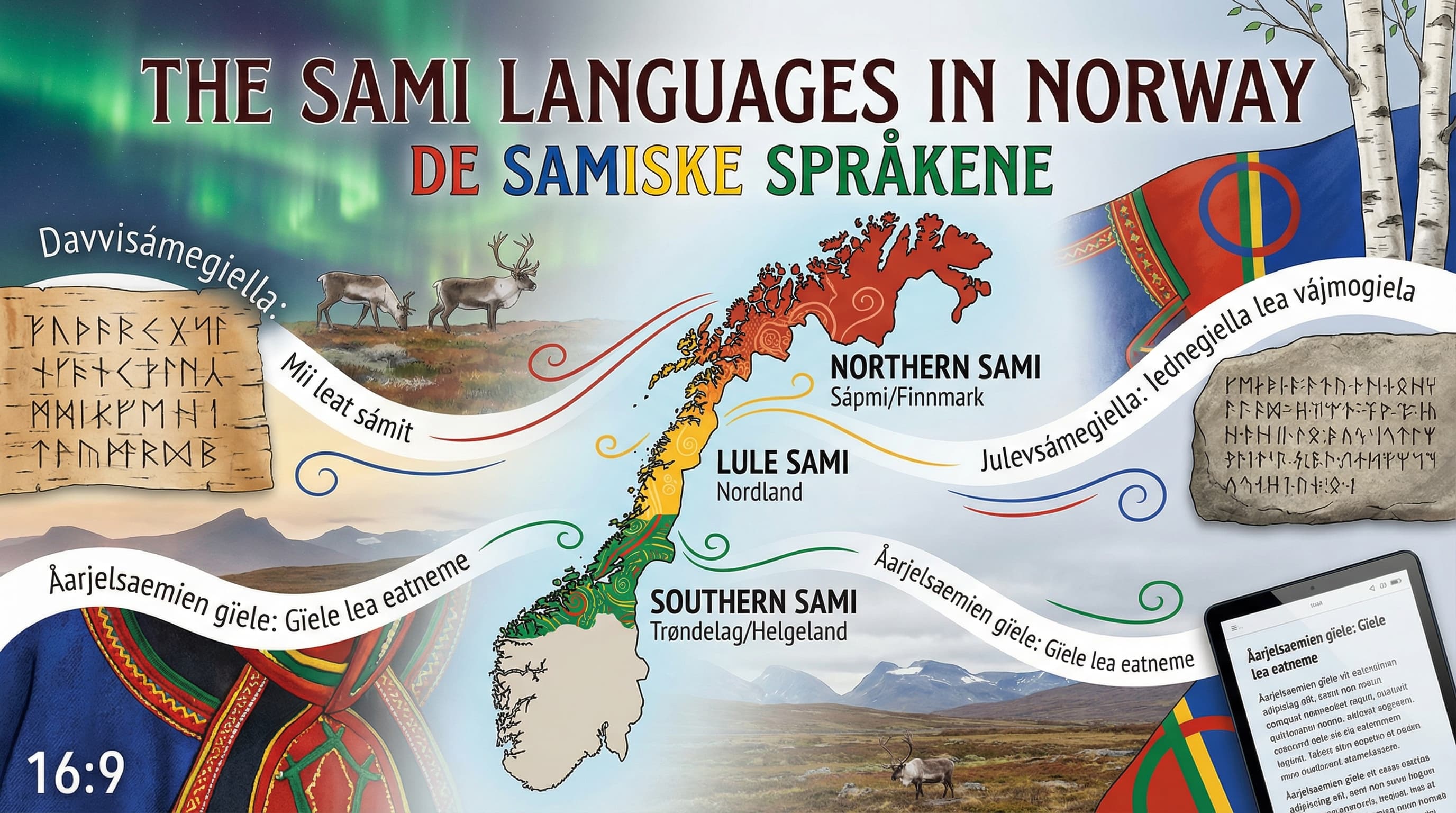 De samiske språkene i Norge